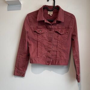 🎉 Wilfred Dusty Rose Jean Jacket